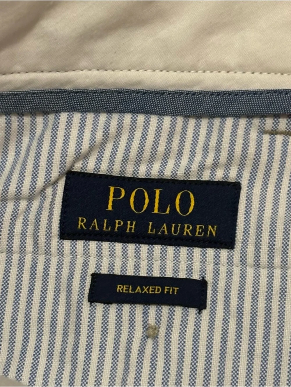 Polo‎ Ralph Lauren Chino Pants Mens 40x32 Tan Relaxed Fit Khaki Cotton Trousers